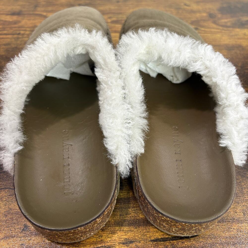 Jenni Kayne Size US 8 EU 38 Shearling-Lined Moc Clogs Slip On Comfort Luxe - Picture 8 of 11